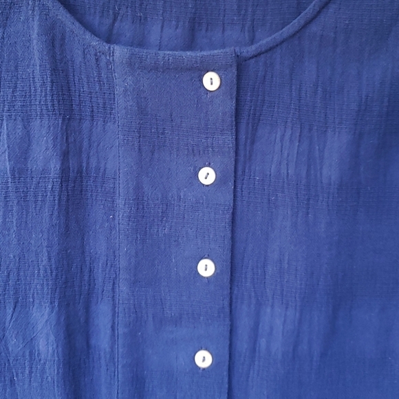 Doe & Rae gauze button down top S NWOT - Picture 2 of 5